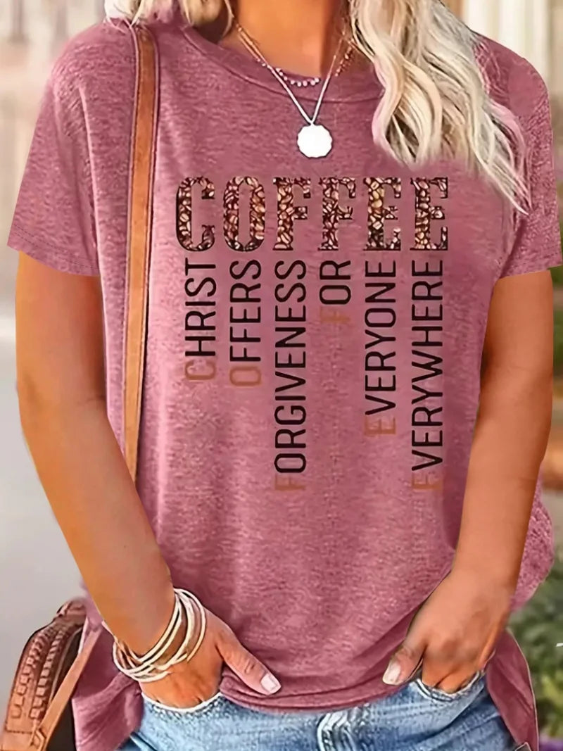 Plus Size New Women T-shirt Vintage Cartoon Graphic Print T-shirt Oversized Women's Trending Clothing Fashion Short Sleeve Shirt