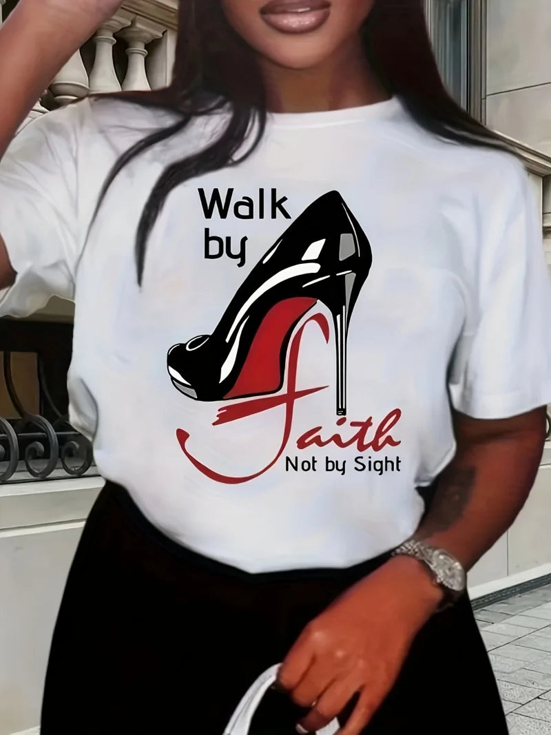 Plus Size New Women T-shirt Vintage Cartoon Graphic Print T-shirt Oversized Women's Trending Clothing Fashion Short Sleeve Shirt