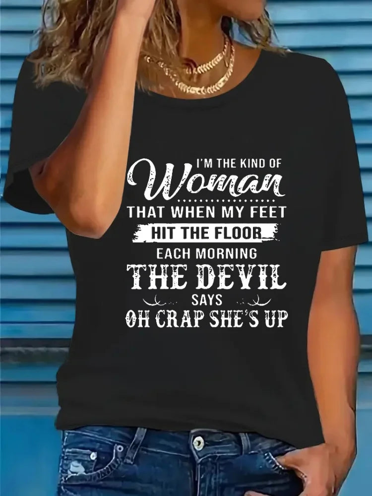 Plus Size New Women T-shirt Vintage Cartoon Graphic Print T-shirt Oversized Women's Trending Clothing Fashion Short Sleeve Shirt